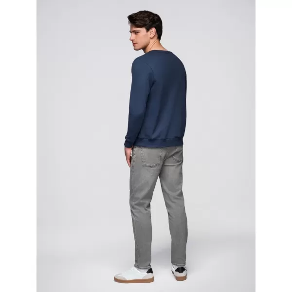  Herren-Sweatshirt OMBRE B1713 MARINEBLAU 
