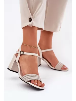 Damensandalen VINCEZA 62228 BEIGE
