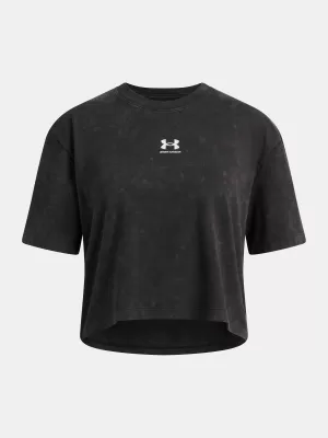 Mädchen-T-Shirt UNDER ARMOUR UA G RIVAL WASH SS 6011673-001 SCHWARZ
