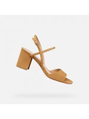 Damensandalen GEOX VIRNILISA 65 S G013229 HELLBRAUN