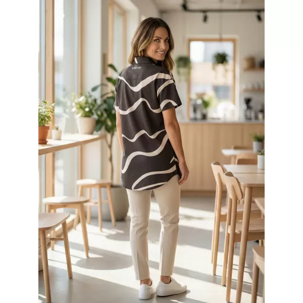  Premium-Shirt für Damen ALTISPORT VOJ/ALW088KOS01 BRAUN 