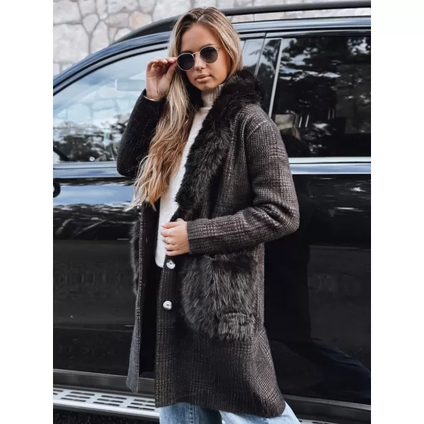  Damenmantel DSTREET TY5229 SCHWARZ 