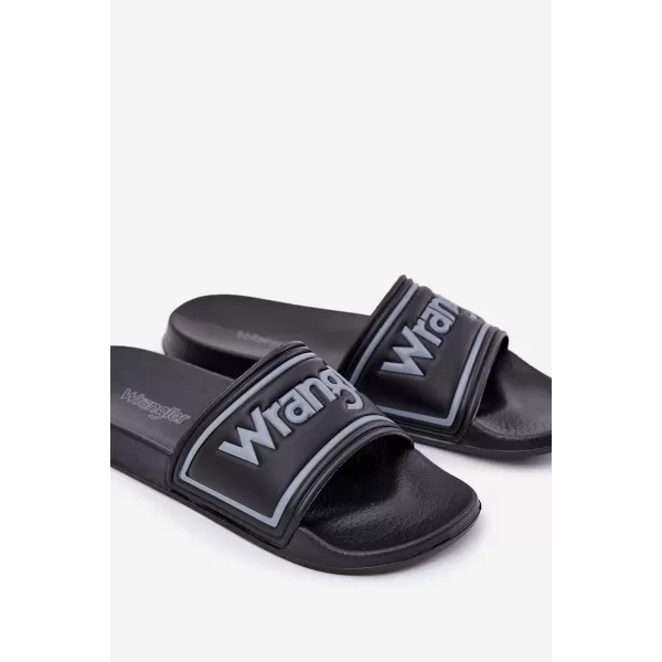  Herrenhausschuhe WRANGLER AVERELL 20251042.25Y SCHWARZ 