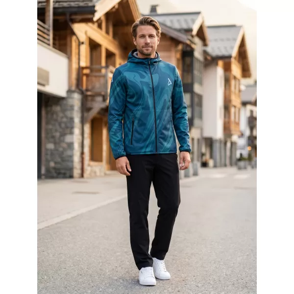  Premium-Softshelljacke für Herren ALTISPORT VOJ/ALM072JACK01 KEROSIN 