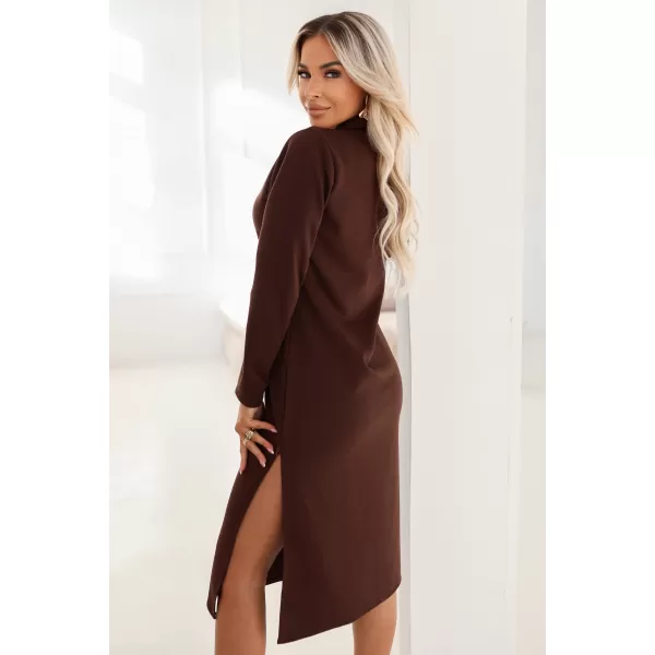  Kleid NUMOCO 649-1 SCHOKOLADE 