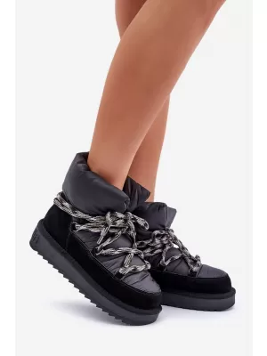 Schneemänner für Frauen D.FRANKLIN DFSH375003 SCHWARZ