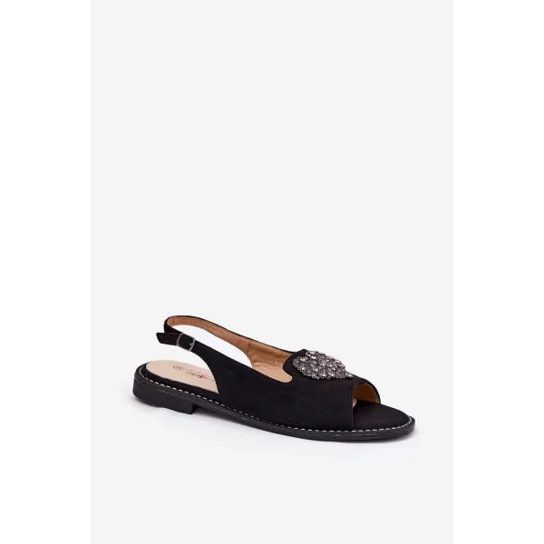  Damensandalen S.BARSKI KV27-018 SCHWARZ 