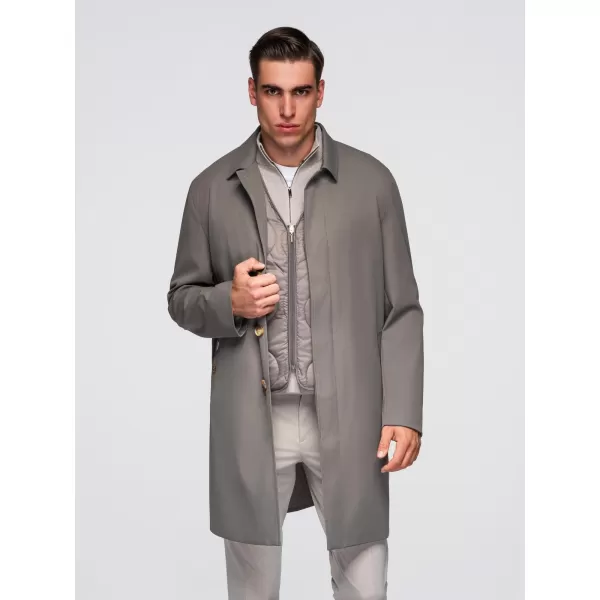  Herrenmantel OMBRE OM-COLC-0139 ASCHE 