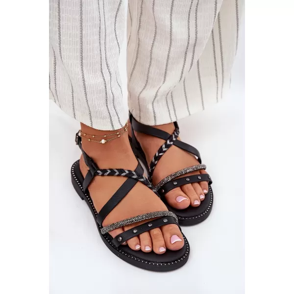  Damensandalen VINCEZA 17379 SCHWARZ 