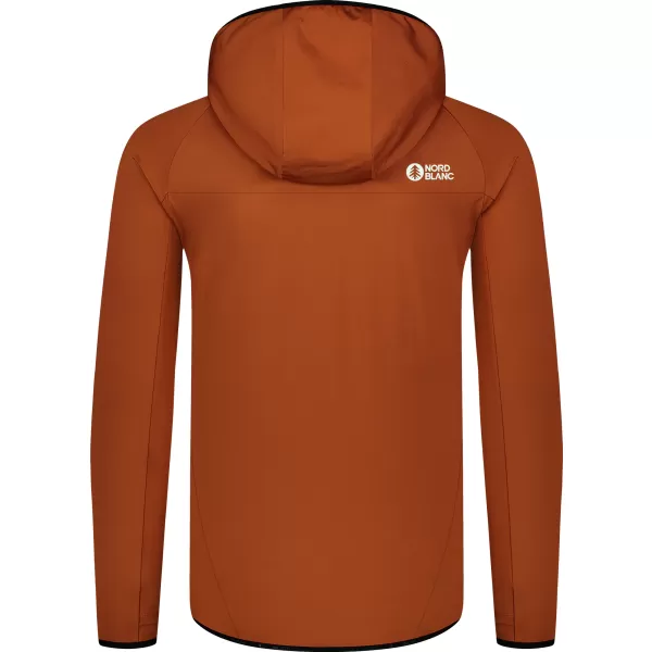  Powerfleece-Sweatshirt für Herren NORDBLANC CREEK NBWFM8280 BRAUN 