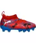 Kinderschuhe PUMA FUTURE 8 MATCH PLAY FG/AG JR 108750-01 ROTE/SCHWARZE/BLAUE/ROSA PIXEL
