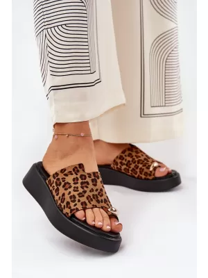 Damensandalen BOTO SAQESSE 36267 LEOPARD