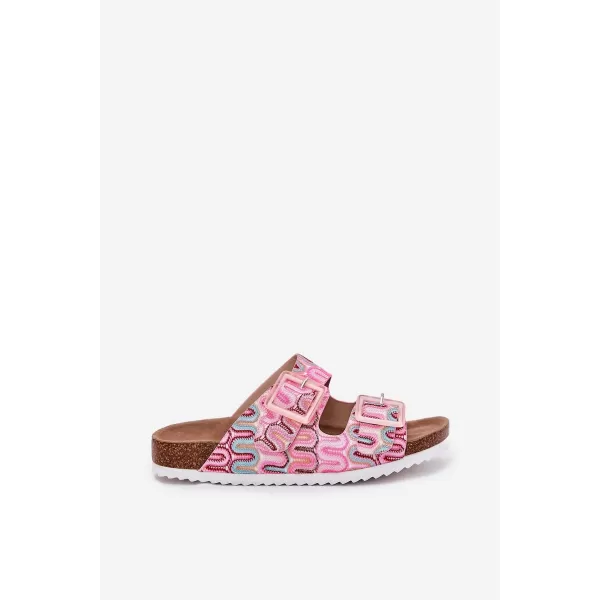  Damenhausschuhe S.BARSKI RB51-006 ROSA 