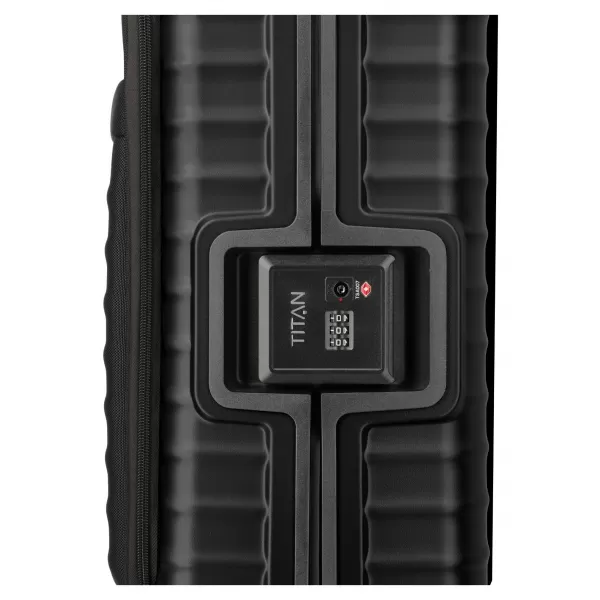  Koffer TITAN Overseas S Front pocket NACHTSCHATTEN SCHWARZ 