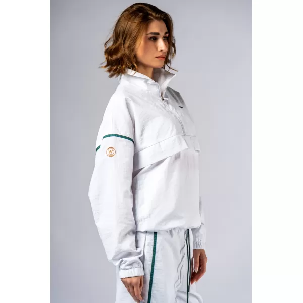  Clubhouse-Sweatshirt mit halbem Reißverschluss CLUB DOR 644 WHITE Nebbia 