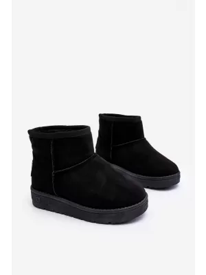 Kinder-Winterschuhe BIG STAR MM374054 SCHWARZ Big Star Shoes
