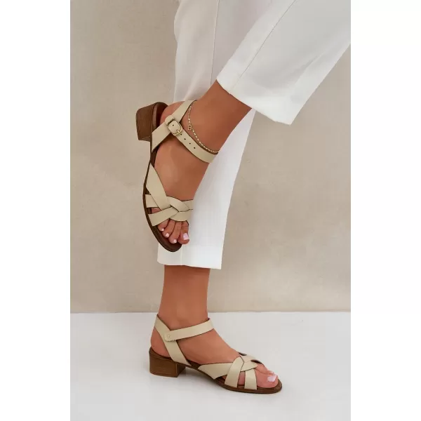  Damensandalen ZAZOO 40372 BEIGE 
