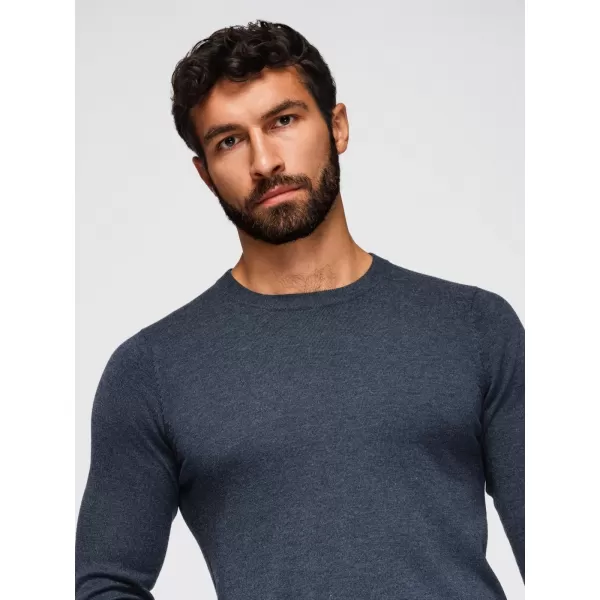  Herrenpullover OMBRE OM-SWBS-0106 MARINEBLAU MELIERT 