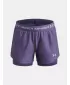 Mädchen-Shorts UNDER ARMOUR UA TECH PLAY UP 2N1 SHORT 6004985-520 LILA