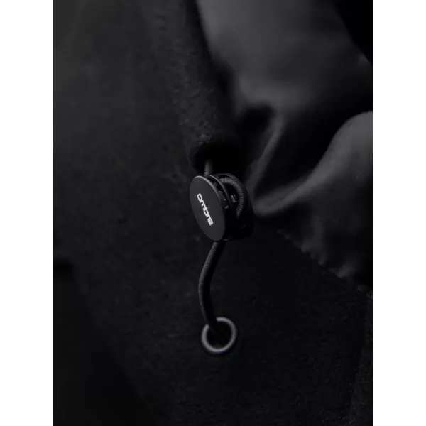  Herrenmantel OMBRE OM-COWC-0132 SCHWARZ 