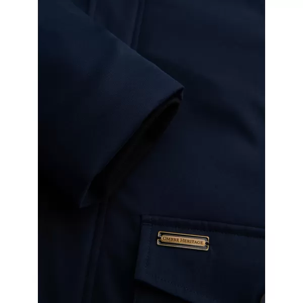  Herrenparka OMBRE OM-JAPJ-0287 MARINEBLAU 
