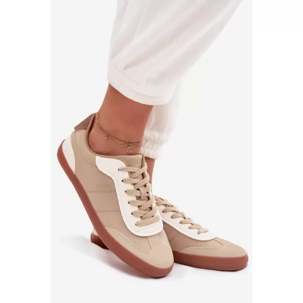  Damen-Sneaker BIG STAR TT274420 BEIGE Big Star Shoes 