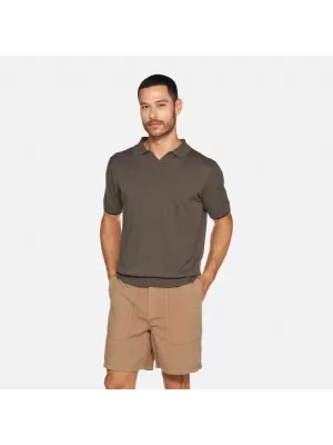 Herren-T-Shirt GEOX KNIT G012317 KHAKI