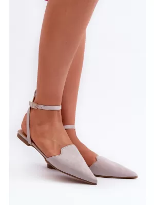 Ballerinas für Damen BOTO ELLESARA 32771 GRAU