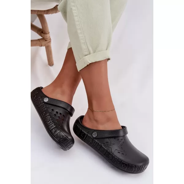  Damenhausschuhe BIG STAR TT274A084 SCHWARZ Big Star Shoes 
