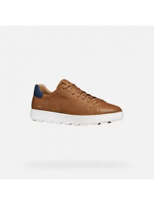 Herren-Sneaker GEOX SPHERICA ECUB-1 G014537 HELLBRAUN