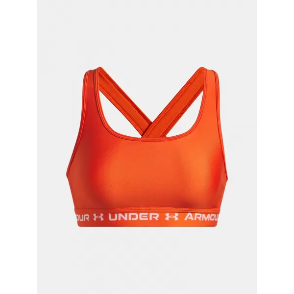 Damen-BH UNDER ARMOUR CROSSBACK MID BRA 1361034-844 ORANGE 