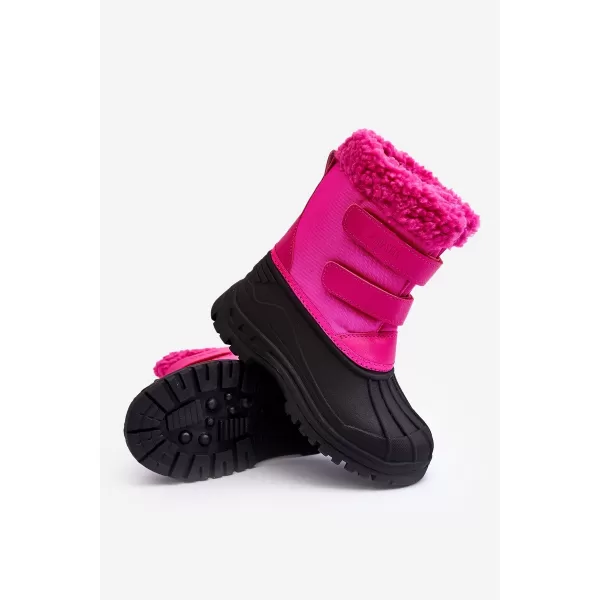  Kinder-Winterschuhe BIG STAR MM374112 FUCHSIA/SCHWARZ Big Star Shoes 