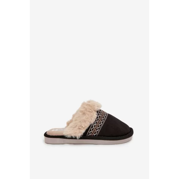  Damenhausschuhe BOTO DEVIANNE 40781 SCHWARZ 