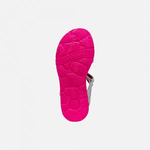  Sandalen für Mädchen GEOX JOYFOOT J65P1C000HHC1441 WEIß 