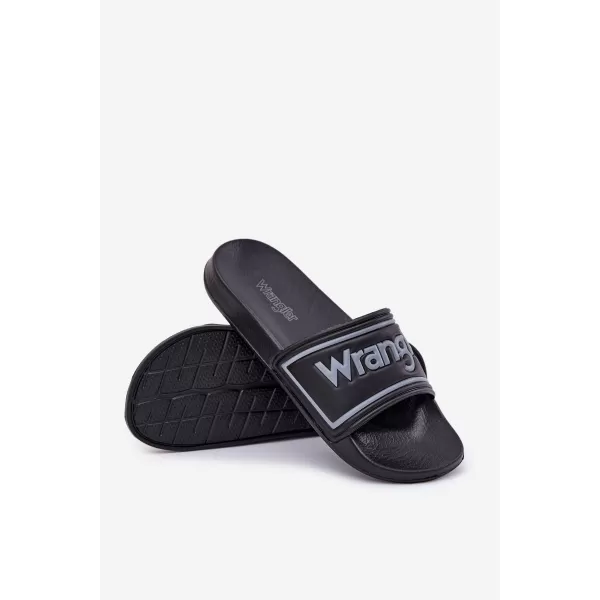  Herrenhausschuhe WRANGLER AVERELL 20251042.25Y SCHWARZ 