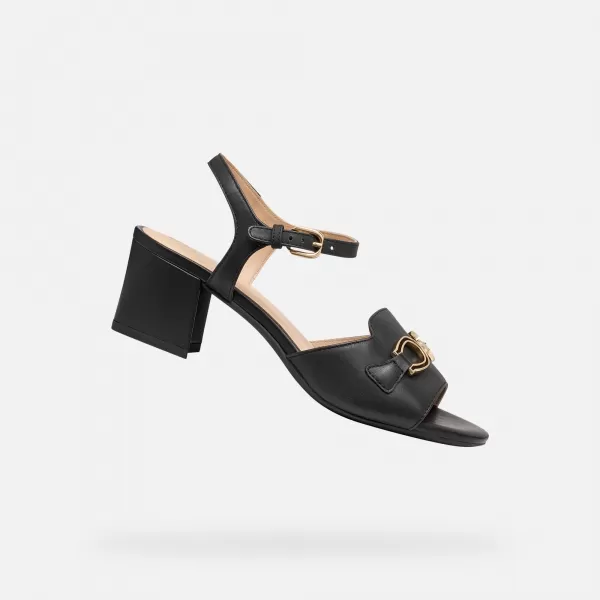  Damensandalen GEOX NEW ERAKLIA 50 G013134 SCHWARZ 