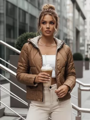 Damenjacke DSTREET TY4206 BRAUN