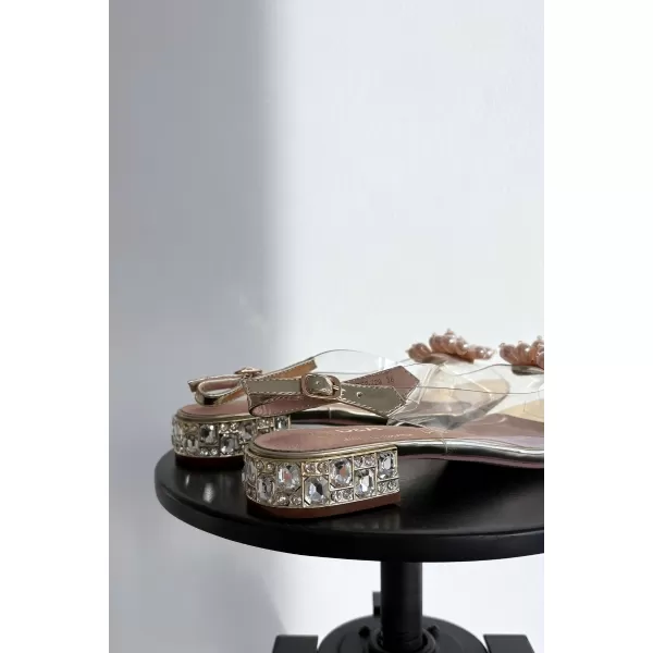  Damensandalen D&A MR52-229 GOLD 