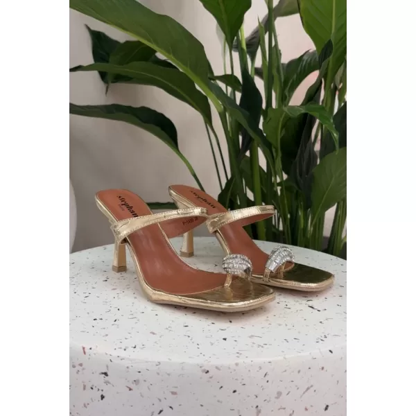  Damenpumps mit Absatz BOTO LORISSA 41453 GOLD 