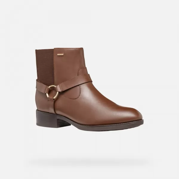  Damen-Stiefeletten GEOX FELICITY ABX G004337 BRAUN 