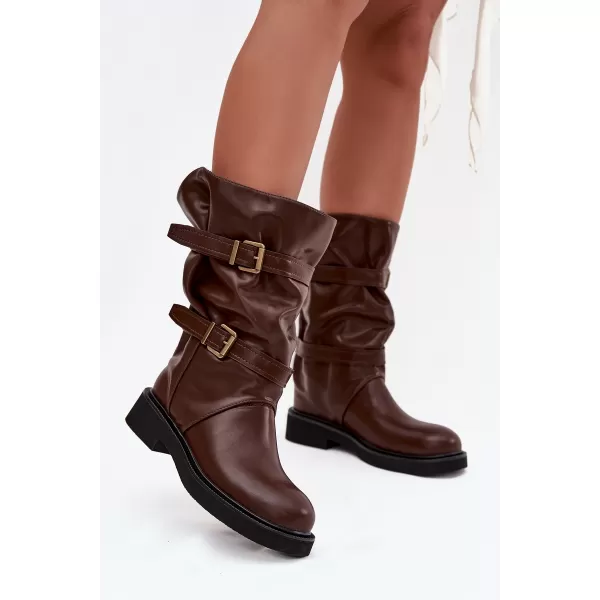  Damenstiefel BOTO HALVESSA 39587 BRAUN 