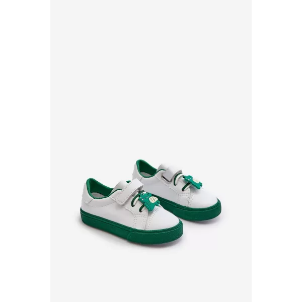  Kinder-Sneaker BOTO PENNYN 32801 WEIß/GRÜN 