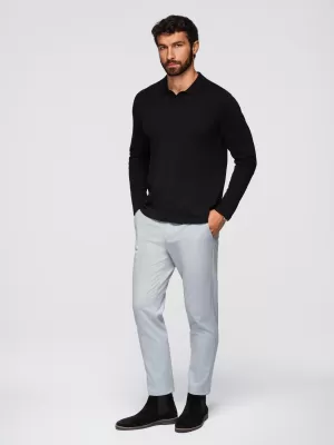 Herrenpullover OMBRE OM-POLS-0140 SCHWARZ