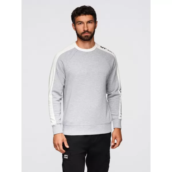  Herren-Sweatshirt OMBRE OM-SSNZ-0200 GRAUE MELANGE 