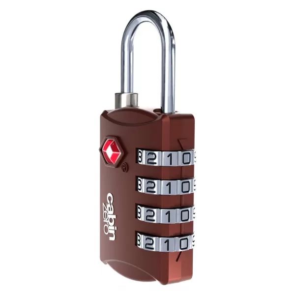  Sperren CABINZERO TSA Travel Lock ROTE SANGRIA 