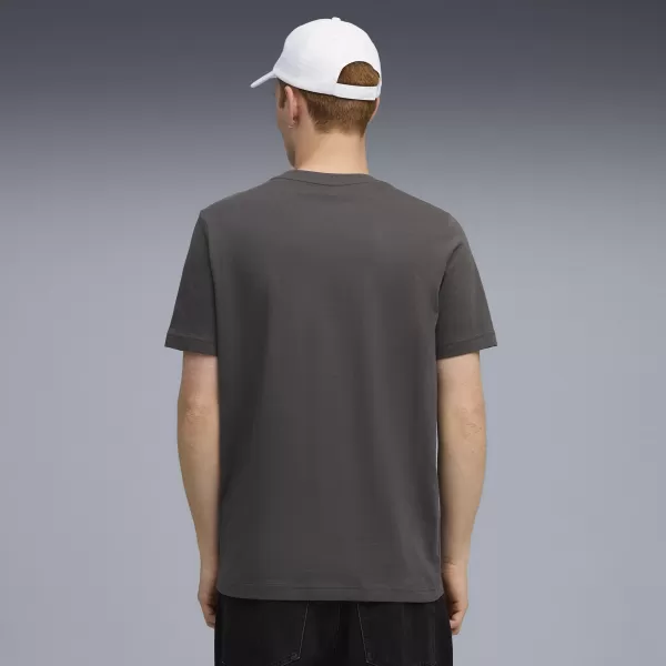  Herren-T-Shirt PUMA TECH GRAPHIC TEE 688227-44 DÜSTERES GRAU 