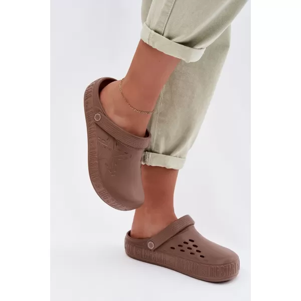  Damenhausschuhe BIG STAR TT274A085 BRAUN/BEIGE Big Star Shoes 