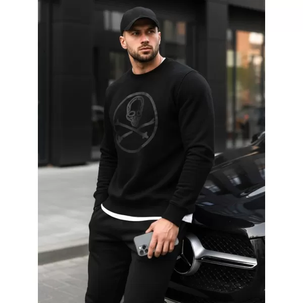  Herren-Sweatshirt DSTREET BX5948 SCHWARZ 