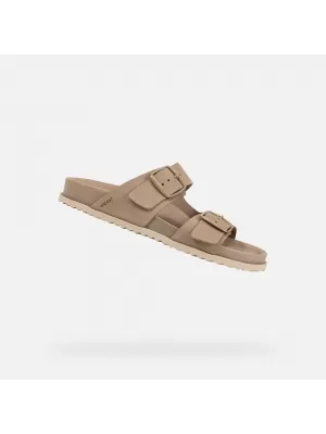 Damenhausschuhe GEOX SANDYBETT G011576 BEIGE