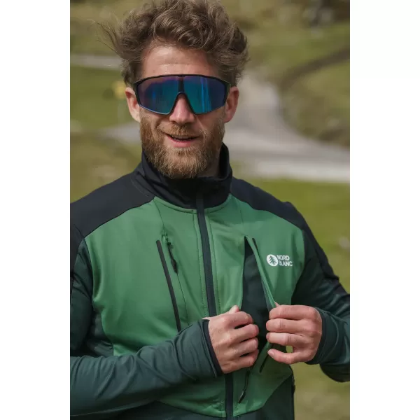  Powerfleece-Sweatshirt für Herren NORDBLANC GROAN NBWFM8282 DUNKELGRÜN 